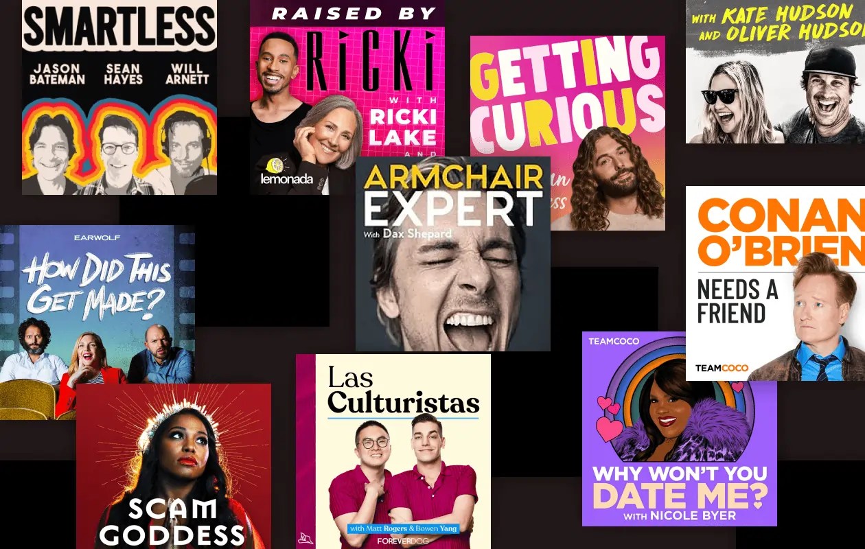 25 Celebrity Podcasts to Listen to for Inspiration in 2024